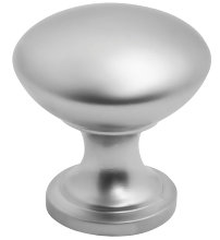 Møbelknop mat krom Ø27,5 mm